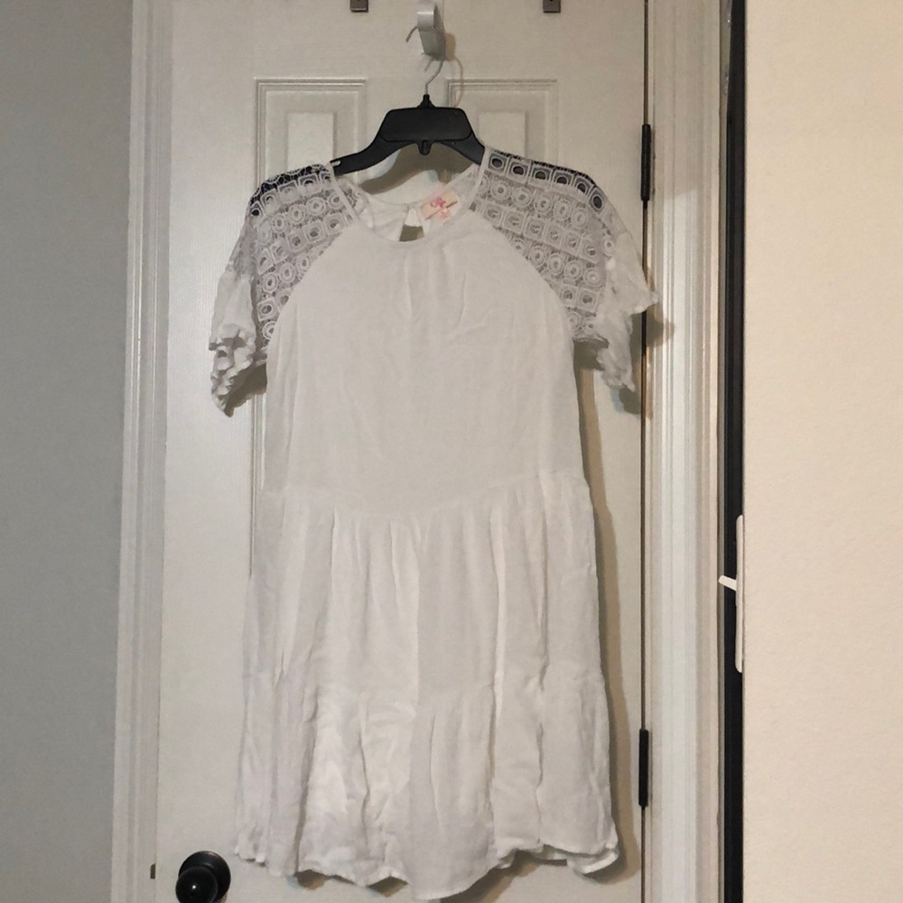 White GB Girls dress size XL